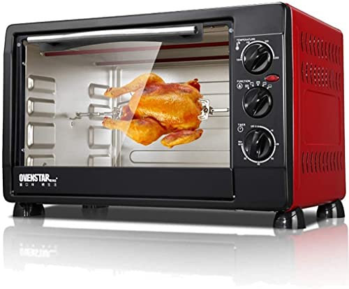 CAZARU Forno Multifunzionale da 30 Litri, impostazione della Temperatura del Vapore da Tavolo per Uso Domestico e Forno tostapane da appoggio a convezione da 60 Minuti
