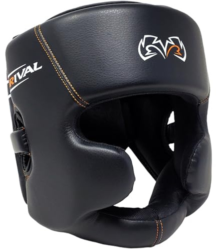 RIVAL Boxing RHG60F 2.0 Workout Full Face Headgear - Adjustable Lace Top, Chin Protection, and Multi-Layered Foam Padding