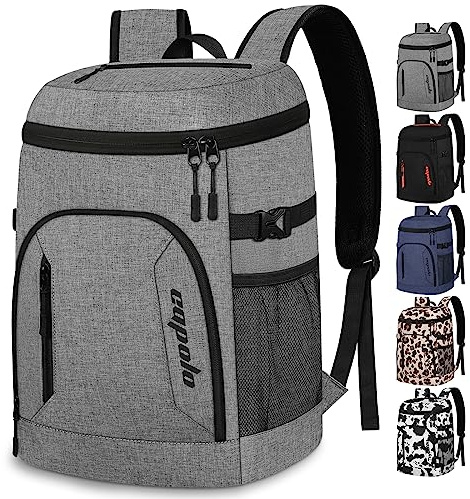 Capolo Cooler Backpack for Men Women Insulated Backpack Cooler Leak Proof