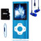 Hotechs Slim Design MP3 Player MP4 Player with 32GB Memory Card Digital LCD Display 1.8 Inch Display FM Radio