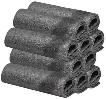 GUYANA Scrub Mommy Paño de Limpieza Engrosado, paño Reutilizable for Vidrio de Ventana de Espejo de Cocina Bayetas (Color : 10PCS Cleaning Cloth, Size : 30x40cm)