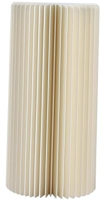 Harilla Zylinder-Sockelständer, Hochzeitssäule, Pappsäule, weiß, rund, zylindrisch, Ausstellungsständer für Dekorationen, Pappvasen, Höhe 20cm