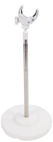 Supporto per asciugacapelli, Altezza Regolabile 35 a 140 cm, Supporto per asciugacapelli a libere, Supporto per soffiatore Pavimento per Bagno, mobiletto del Bagno