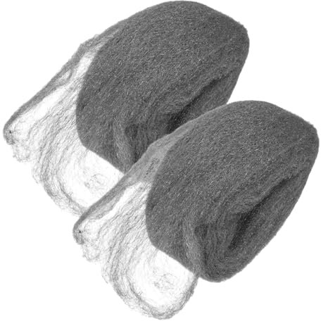 ULTECHNOVO 2pcs Coarse Steel Wool Cleaning Pads for Heavy-duty Wire Wool for Cleaning Polishing and Removal for Projects and Home Use