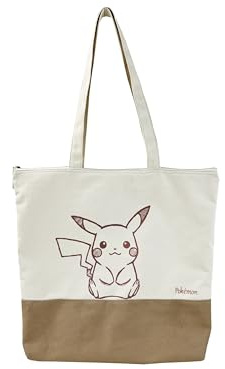 CYPBRANDS Pokémon pläd stor duffelväska, unisex, barn, beige, standard