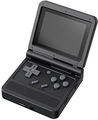 Meiurlex V90 Handheld Spielkonsole, 3-Zoll-IPS Bildschirm, Retro Handheld Konsole mit 16G TF-Karte 2000 Spielen, Mini Faltbare Arcade, 16 Simulatoren Geschenk für Kinder