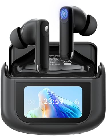 Blackview Cuffie Bluetooth, Auricolari Bluetooth 5.4 Stereo HiFi, Cuffiette Touch Screen, Cancellazione del Rumore ANC/Enc, Ipx7 48 Ore Cuffie in Ear Senza Fili con Equalizzatore per iOS Android