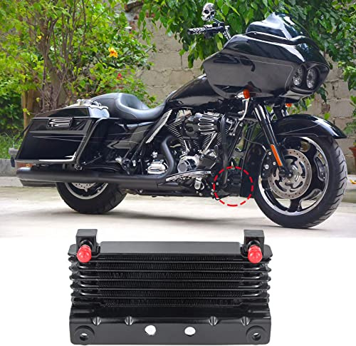 Aferrizu Motorcycle Oil Cooler Radiator Fit For Harley Touring Road Electra Street Glide Road King 2009-2016