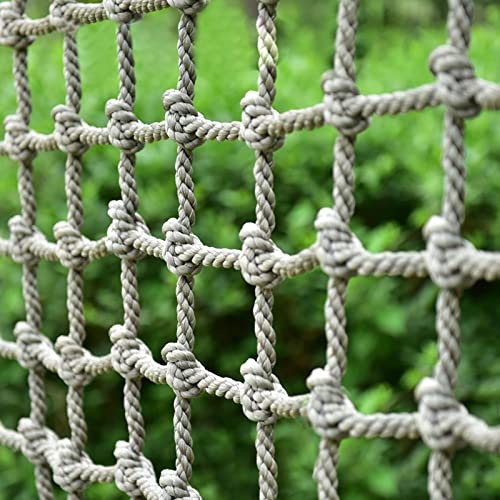 6 mm Polyamid-Kletternetz FüR SpielpläTze im Garten – Maschenweite 10 X 10 cm, Perfekt FüR Die Sicherheit Von Kindern, Dekoratives Seilnetz, Spielplatzschutz, Tunnelnetz, Baumhauszubeh(Size:100x200cm)