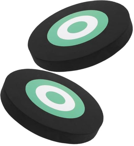 BRIGHTFUFU Tragbare Eva Zielscheiben 4-Ring Bogenzielscheiben 2 Stück für Bogenschießen Verschleißfest und Leicht für Outdoor Training und Sport
