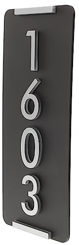 Gadpiparty Digital House Plate Number Sign for outside Home Office Use Address Plaque Identification