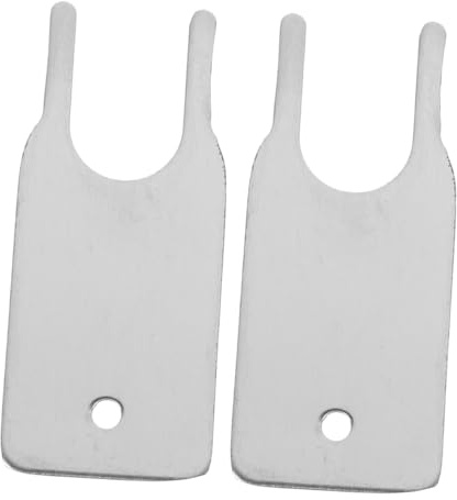 Eisen Papierhandtuchspenderschlüssel 2 Stück, Weiß | Ersatz für Toilettenpapierhalterschlüssel, Schlüsselspender für Papierhandtücher, Schließhilfe
