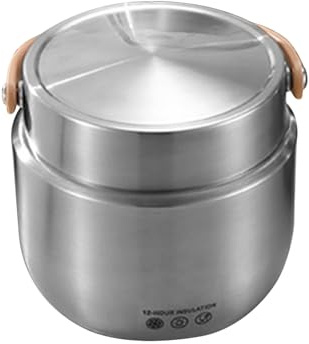 Hot Food Lunch Container - Wide Mouth Soup Jar for Hot Food - 1200ml Stainless Steel Leakproof Soup Flasks for Travel Camping Picnic Work School
