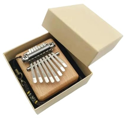 Anfänger-Kalimba Tragbares Mini-Kalimba-Daumenklavier-Set Mit 8 Tasten