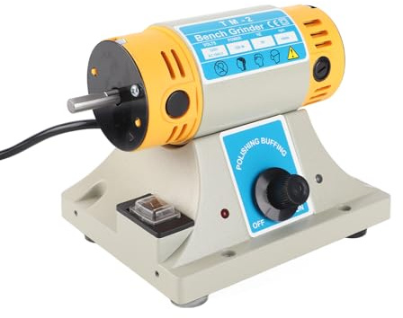 Generic Lucidatrice per Smerigliatrice Elettrica con Eccellente Efficienza Termica per Motore per Tornio Dentale per Gioielli, Adatta per Smerigliare e Lucidare il Legno, Adatta per Banco da Lavoro