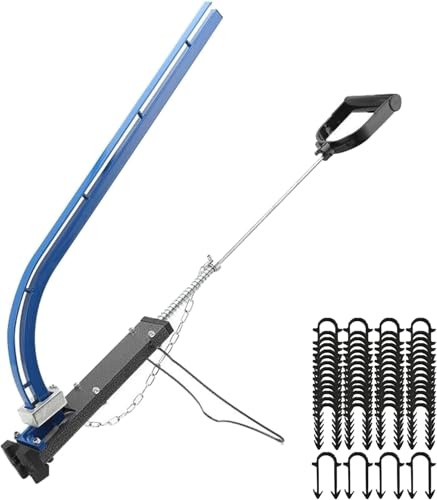 Underfloor Heating Pipe Clip Tacker Gun for 20mm Clips, Handheld Stapler with 300 Staples, for Floor Heating Systems Installation