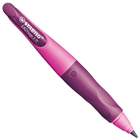 Ergonomischer Druck-Bleistift für Linkshänder - STABILO EASYergo 3.15 in pink - Härtegrad HB & Spitzer