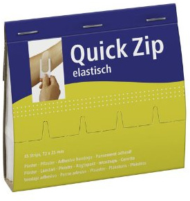 Hartmann QickZip Nachfüllpack für Pflasterspender mit 45 elastic Pflaster, elastische Pflaster