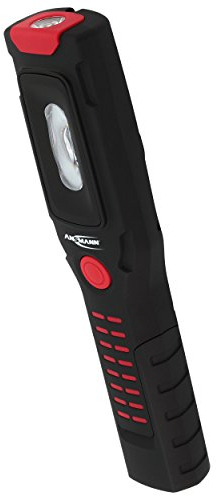 ANSMANN LED Werkstattlampe IL300R mit 325 Lumen - Arbeitsleuchte kabellos, flexibel & magnetisch - Wiederaufladbare 3W Funktionslampe mit Akku - Arbeitslampe für Werkstatt, Auto & Notbeleuchtung