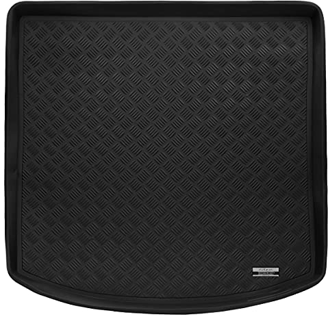 AZUGA Kofferraumwanne mit Antirutsch-Oberfläche passend für VW Touran 2003-8/2015 (5-Sitzer/7-Sitzer bei versenkter 3. Reihe) AZ10052520