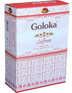 Goloka Räucherstäbchen, Safran-Duft, 15 g
