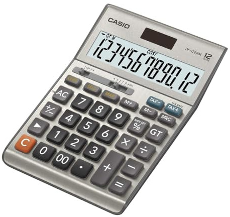 Casio Calculator df-120bm Grey