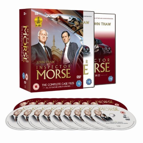 Inspector Morse Classic ITV TV Detective Series Complete Collection: Season 1, 2, 3, 4, 5, 6, 7, 8, 9, 10, 11 and 12 + Extras (18 Discs) Boxset
