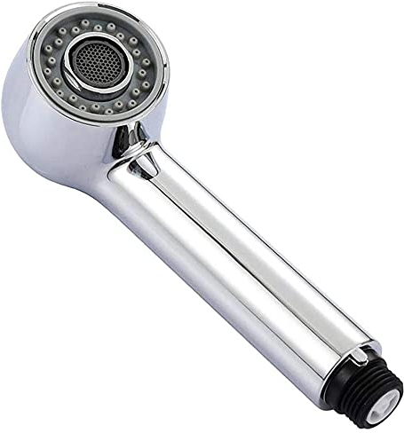 ONECE Douchette Robinet Cuisine 2 Jets Tête de Douche Remplacement Douchette pour Mitigeur Cuisine, Chromé