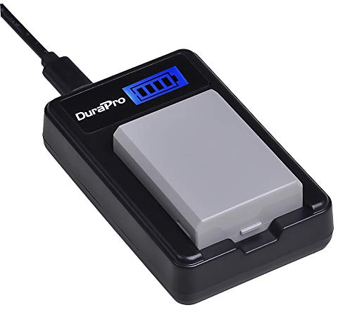 DuraPro 1Pc LP-E5 LP E5 Battery + LCD USB Charger Replacement for Canon EOS 450D 500D 1000D Kiss F X2 X3 Rebel XS XSi T1i Digital Cameras