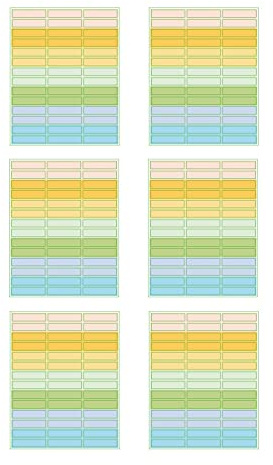252 Etiketten für Stifte Schuletiketten selbstklebende Etiketten für 10 x 45 mm Stifte Vornamensetiketten Selbstklebende Etiketten Bleistifte Minietiketten