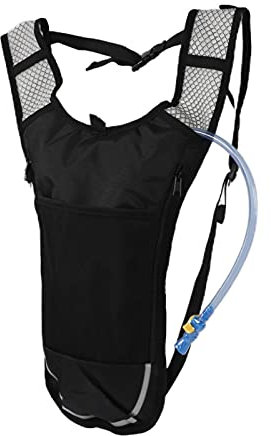 Zaino per idratazione, Zaino per idratazione Leggero Traspirante Irrigazione rapida Facile da pulire con sacca d'acqua da 2 litri Sacca d'acqua Cannuccia per(Borsa per l'idratazione in argento)