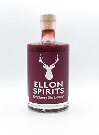 Raspberry Gin Liqueur | Ellon Spirits | Naturally made using only real fruit | 20% ABV 500ml