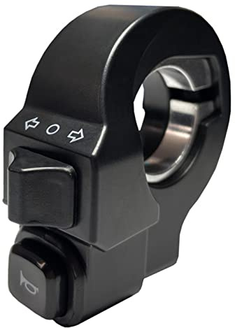 Lenker Steuerschalter, Motorrad Lenkerschalter, Fahrradschalter, Fahrrad Scheinwerfer Drehschalter, Blinkerschalter für Motorräder Roller EIN-/Ausschalter