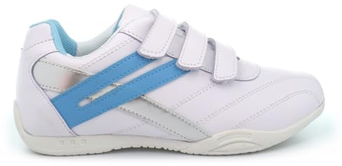 Womens Casual Trainers Touch Fastening Trainers Womens Casual Shoes Womens Shoes Womens Trainers Ladies Trainers Ladies Casual Shoes Ladies Casual Trainers White 4 UK