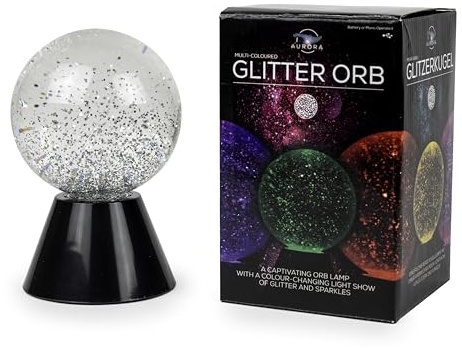 Funtime Gifts Glitter Orb Glitter Lamp Speciality Lighting Sensory