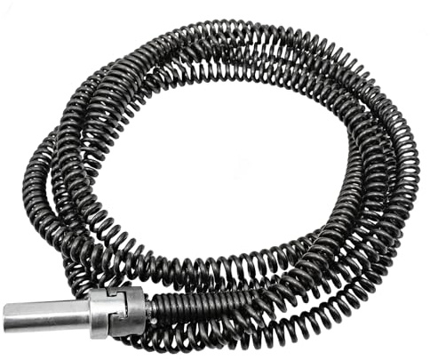 YankMooM Sewer Dredging Tool,6.6Ft/2m Drain Clog Remover Tool with Drill Connector Flexible Plumbing Snake Drain Dredging Spring for Household Kitchen Bathroom Toilet Plumber