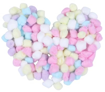 minkissy 1tasche Farbige Baumwoll-wattebällchen Für Gesichtspflege Pure Baumwolle Und Hautverträglich Für Beauty-salon Und Heimgebrauch