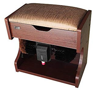 Shoe Polisher Machine,Automatic Induction Shoe Polisher, Household Electric Shoe Polisher, Small SPolisher, Small Shoe Polisher Wooden Material (40X23X42CM/4 Colors Available) Shoe Brushes