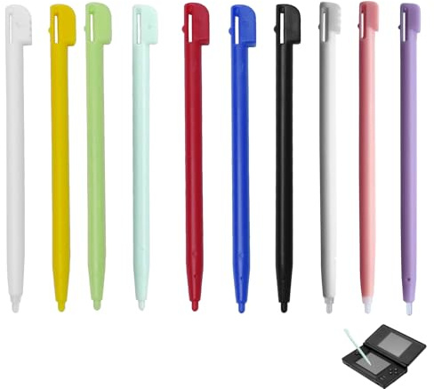10 Pcs Stylus Compatible with Nintendo Ds Stylus GamePad More Model | Mini Stylish Colorful Touch Screen Stylus Pen, Plastic Replacement Stylus Touch Pen in Vibrant Colors