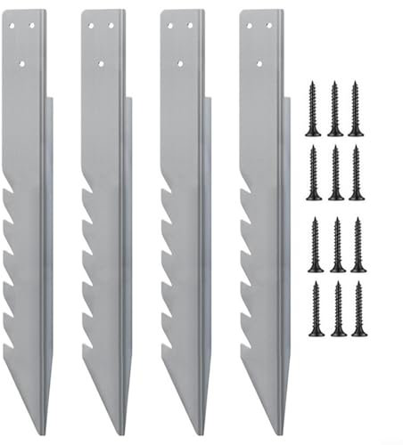 4 Stück Bodenanker für Schaukeln Outdoor Schaukel Garten Anker Schaukel Befestigungen Heavy Duty Bodenanker für Schaukeln Sicheres Spielen im Garten