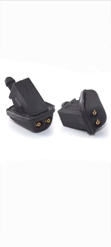 Buses de Gicleurs Lave-Glace Avant, Compatibles avec Fiesta, Noir, Kit de 2 Pièces