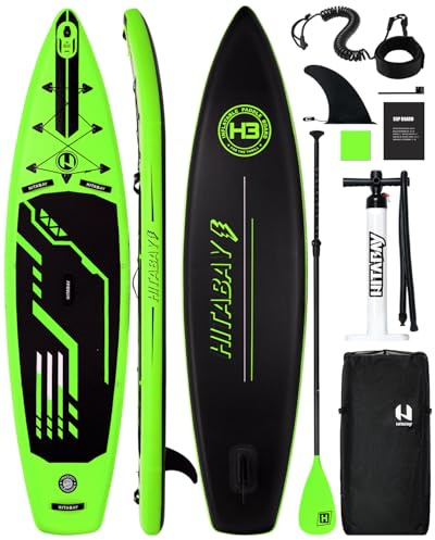 Tavola SUP Gonfiabile Stand Up Paddle Board 335cm, Tavola da Paddle Surf Unisex Adulti, Carico Massimo 150kg con Kit Accessori Completi per Mare Lago Fiume Principianti