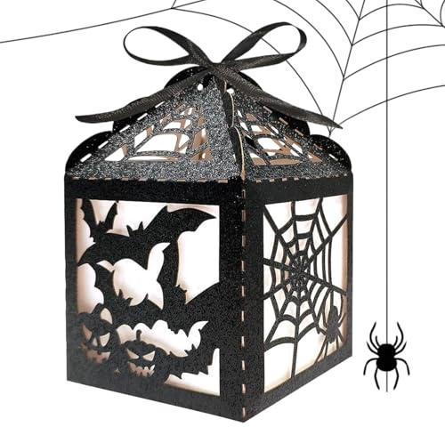Hogvinnatil Scatole Di Dolci Di Halloween | Contenitori di Pipistrelli | Cavi,Sacchetti Regalo E Candy Per Halloween,Per Snack Pane Tavolo Mensola Cucina Bar Ingresso Aula Case