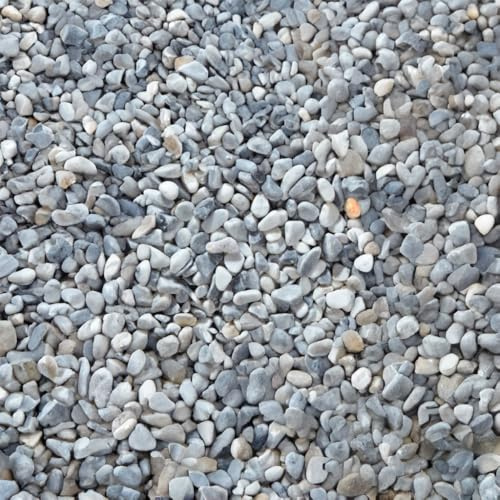 Isolresine Pavimento Drenante Fai da Te Esterno Resina Poliuretanica e Ciottoli Marmo Grigio Bardiglio, 15,750 kg, 1-4 mm, Continuo Senza Giunti