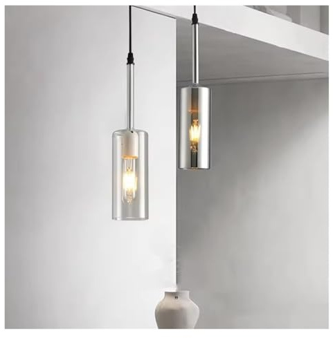 Bedroom Bedside Chandelier Simple Atmosphere Sense of Light Luxury Main Bed Headlamp Glass Dining Room Light,for Any Room