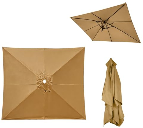 CEIEVER Toile de Rechange pour Parasol, Housse de rechange pour parasol pour jardin