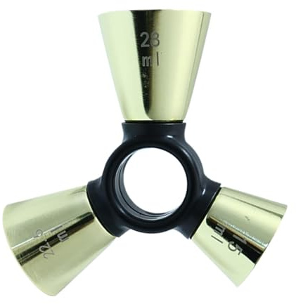 Jigger De Coctelería Medidor De Acero Inoxidable Resistente Puntas