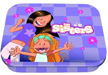 Oberthur - 1 Boîte à Bons Points en Métal - Visuel LES SISTERS - Dimension 8 x 11 x 2,5 cm