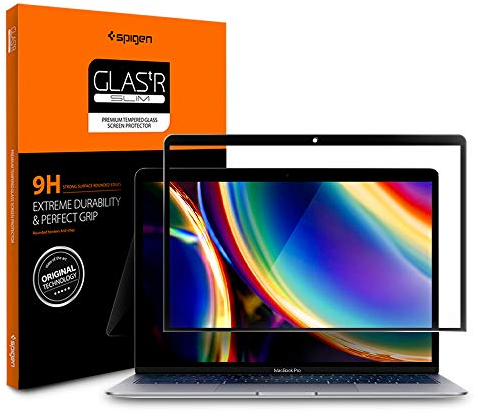 Spigen Full Coverage Screen Protector for MacBook Pro 13 inch and MacBook Air 13 inch - 1 Pack