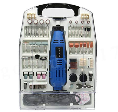 234Pc Accessory Set Rotary Multi Tool Drill 135W Corded 10000-32000RPM Multi Purpose Rotary Power Tool 6 Variable Speed Used for Cutting and Crafting, as a Sander, Grinder, Engraver & Polisher